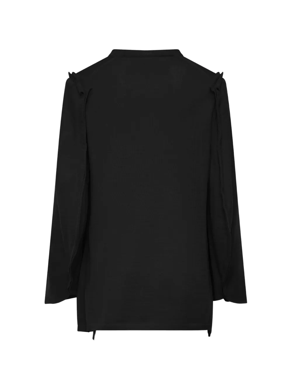 Comme Des Garçons Comme Des Garçons Trui met gedrapeerd detail Zwart