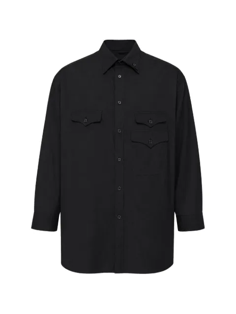 Yohji Yamamoto flap-pocket shirt