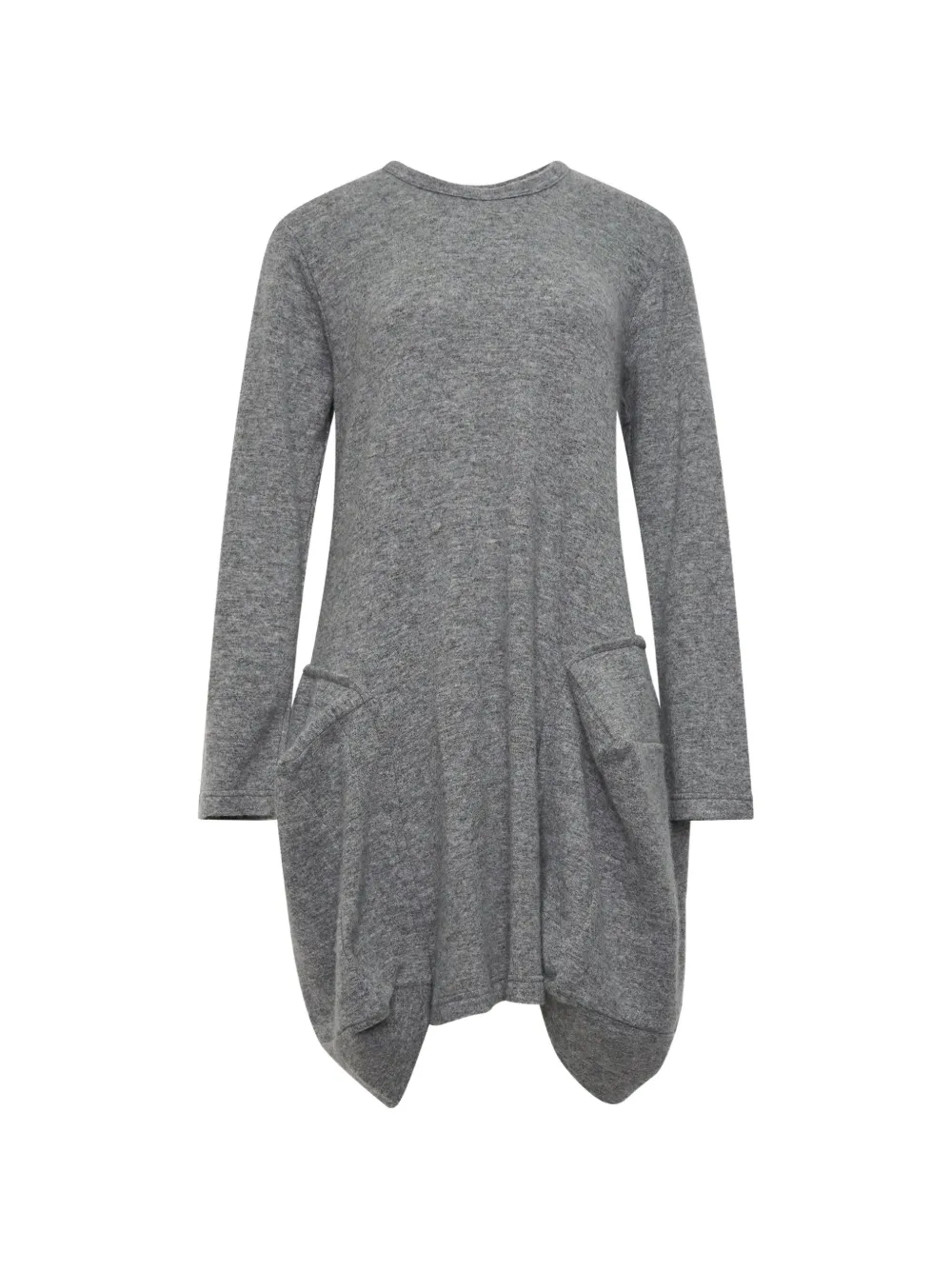 Comme Des Garçons Comme Des Garçons panelled crew-neck mini dress Grijs