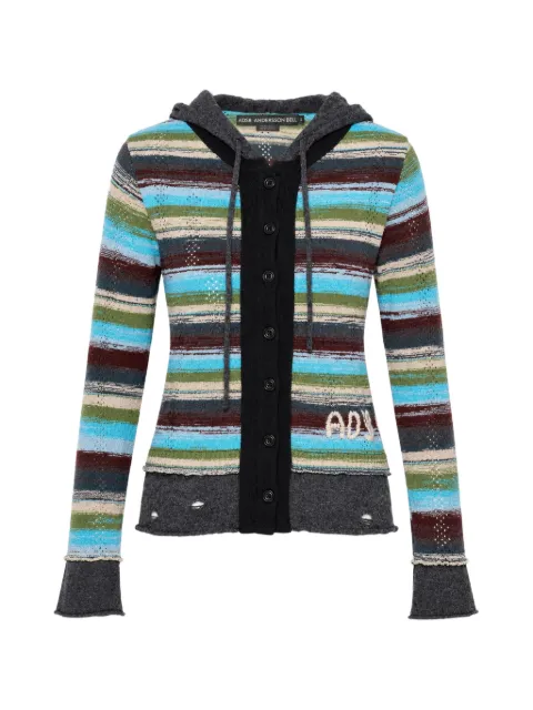 Andersson Bell multi-stripe layered cardigan