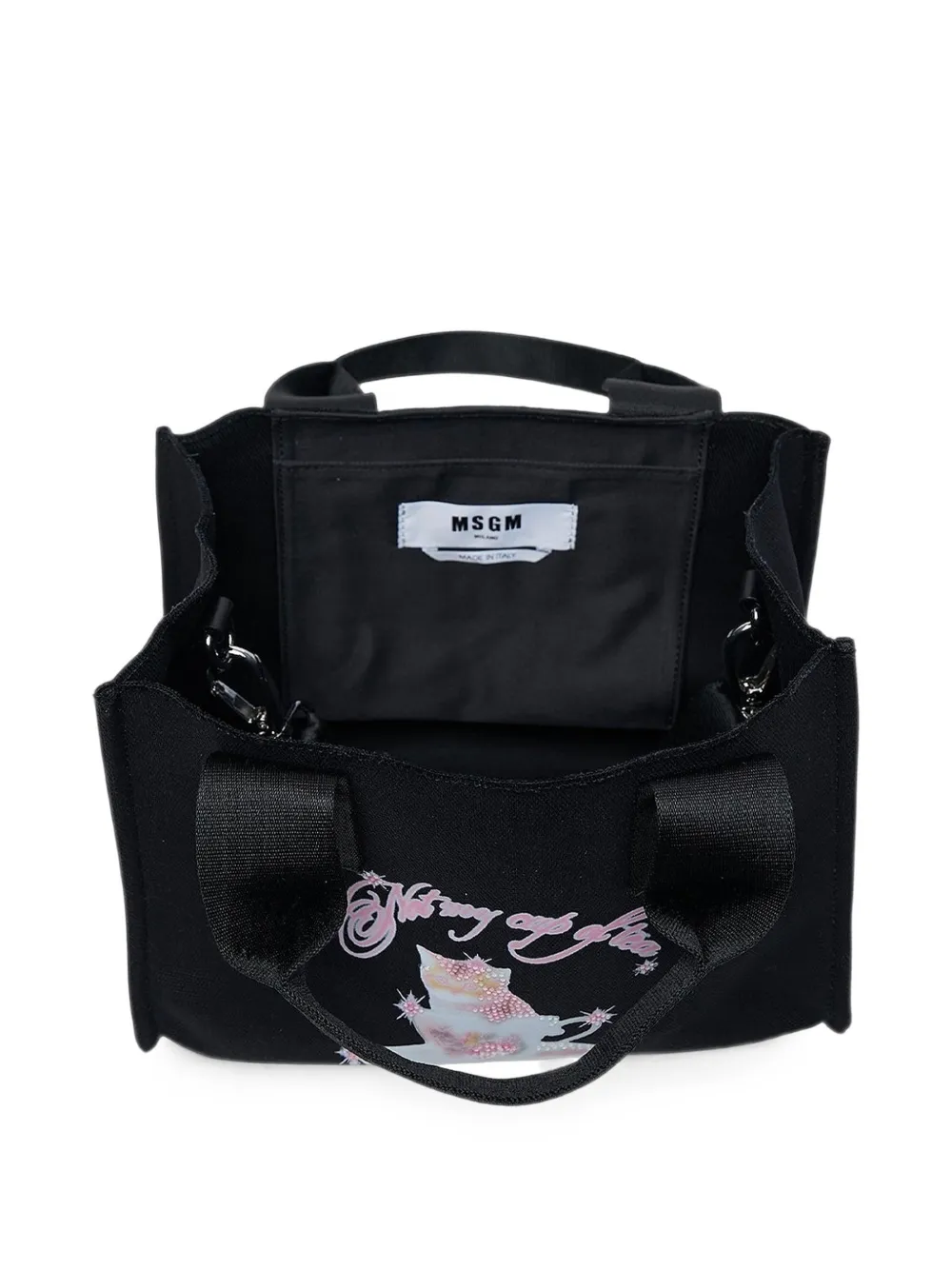 MSGM Kleine shopper Zwart