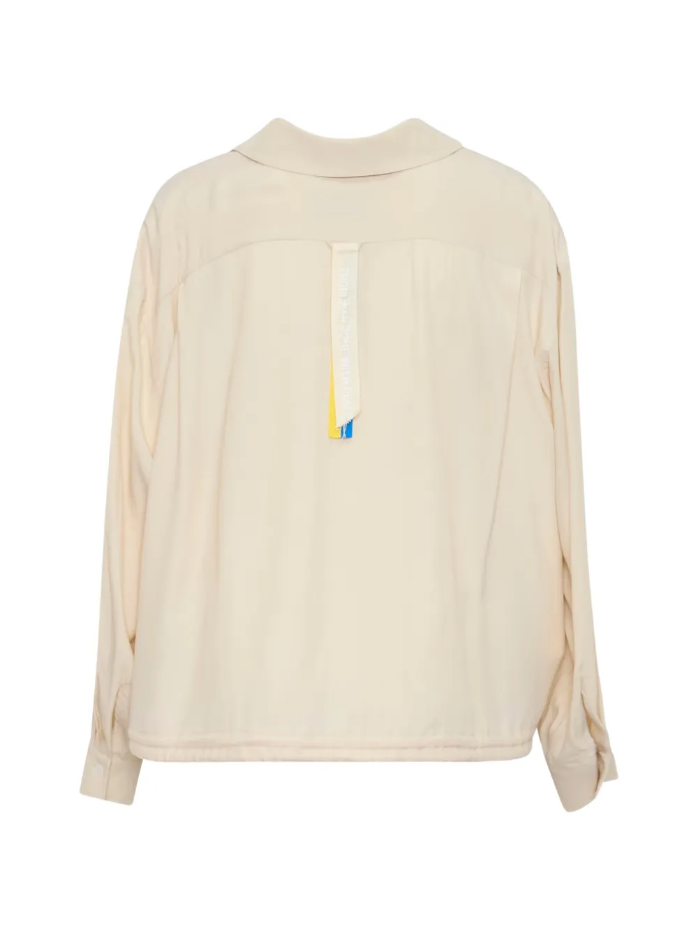 LITKOVSKA Gelaagde blouse met gesmockte zoom Beige