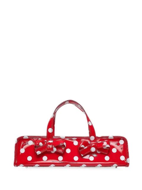 Comme Des Garçons Girl cabas à pois et détail de nœud