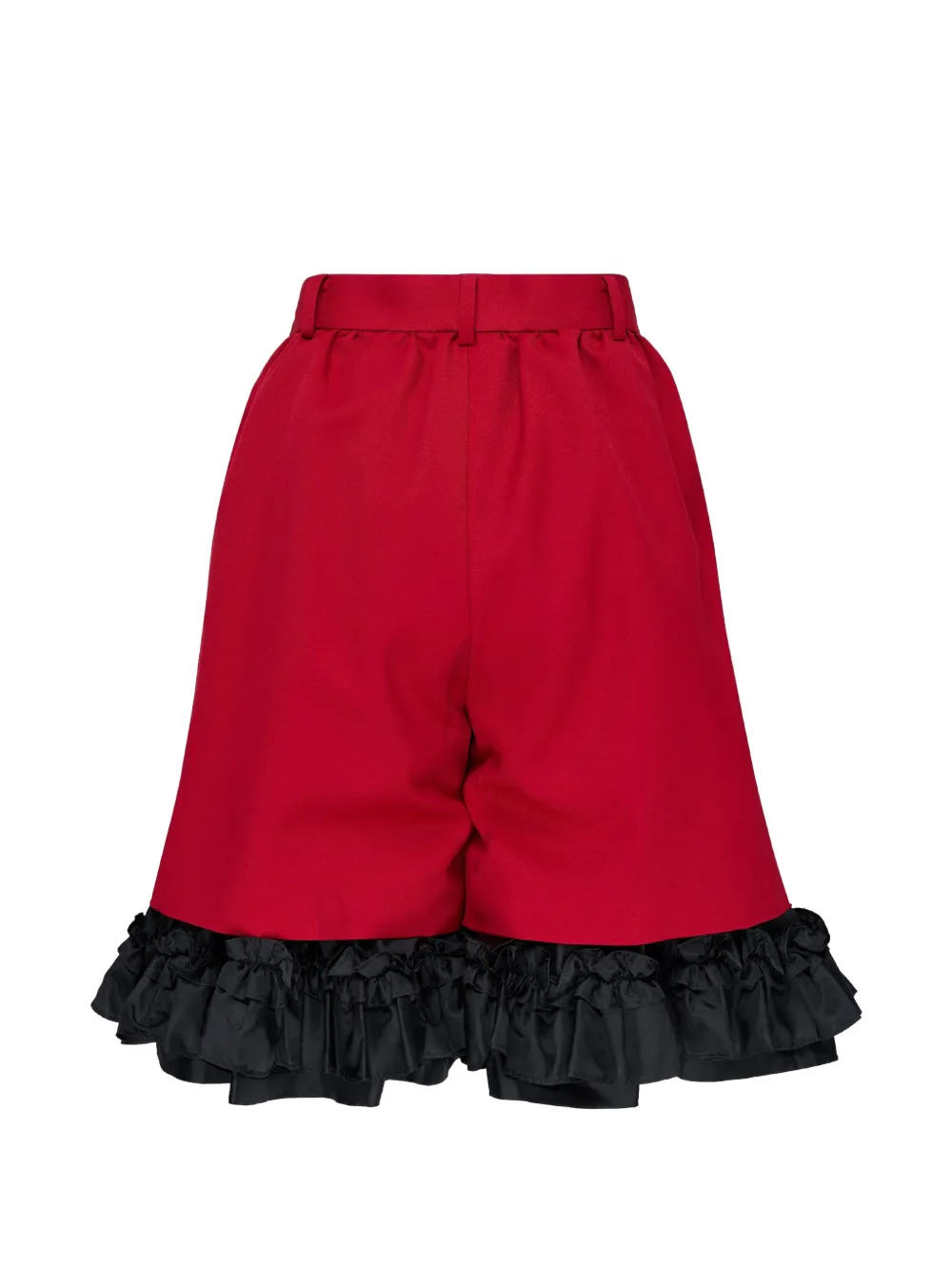 Comme Des Garçons Girl Shorts met ruches Rood