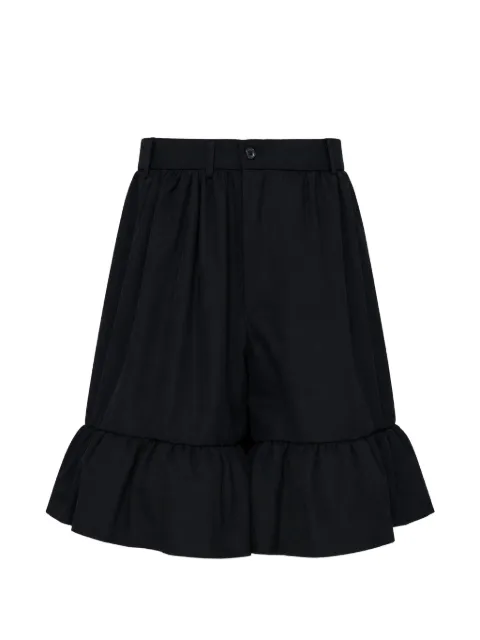 Comme Des Garçons Girl ruffle-hem flared shorts