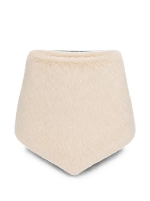 Simone Rocha faux-fur clip scarf