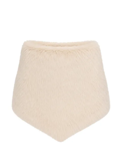 Simone Rocha faux-fur clip scarf