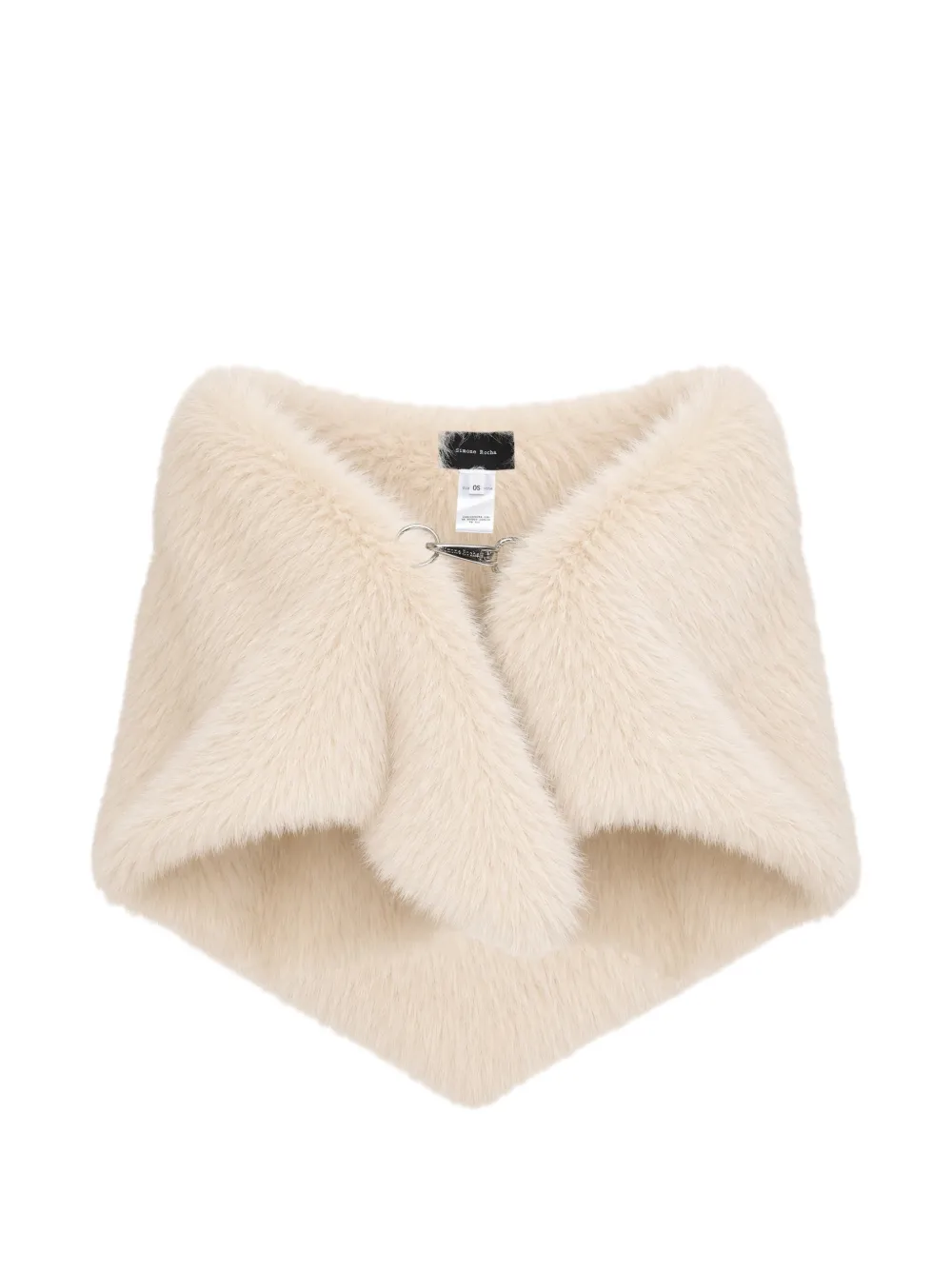 Simone Rocha faux-fur clip scarf