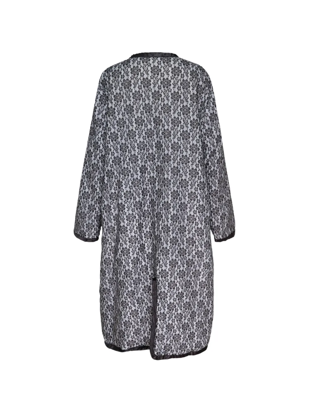 Comme Des Garçons Jas met kanten laag Zwart