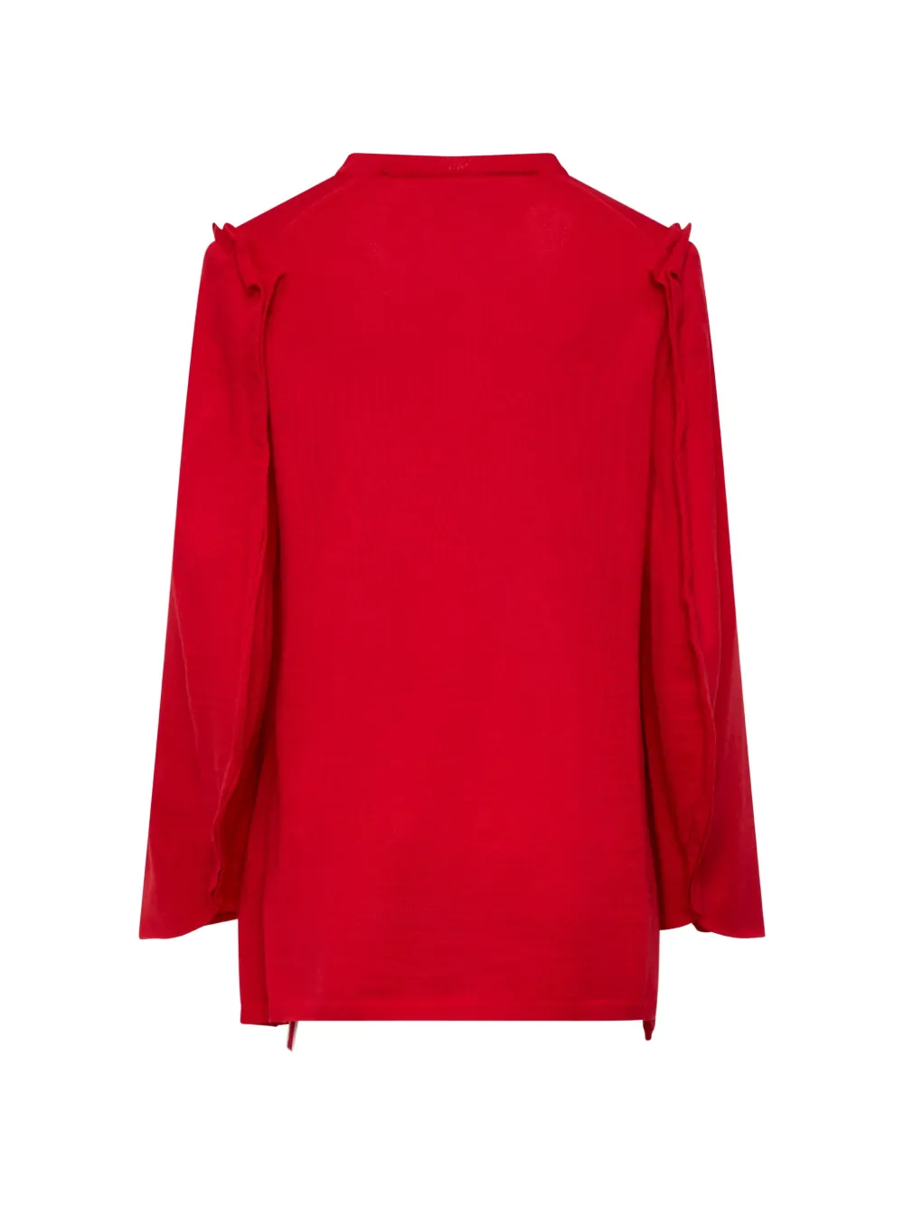 Comme Des Garçons Comme Des Garçons Sweater met zijsplit Rood