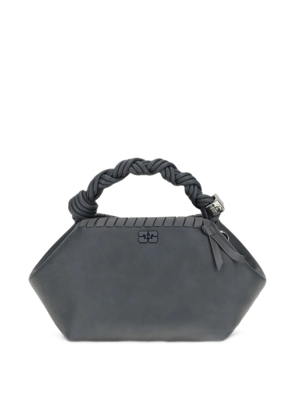 GANNI Bou Small Tressé tote bag - Grigio