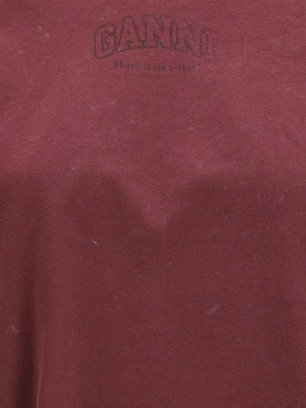 GANNI double-sleeve sweatshirt Rood