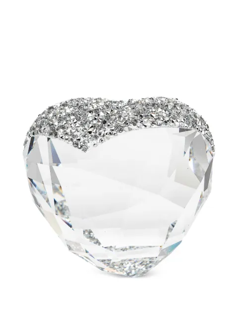 Swarovski crystal-embellished heart figurine