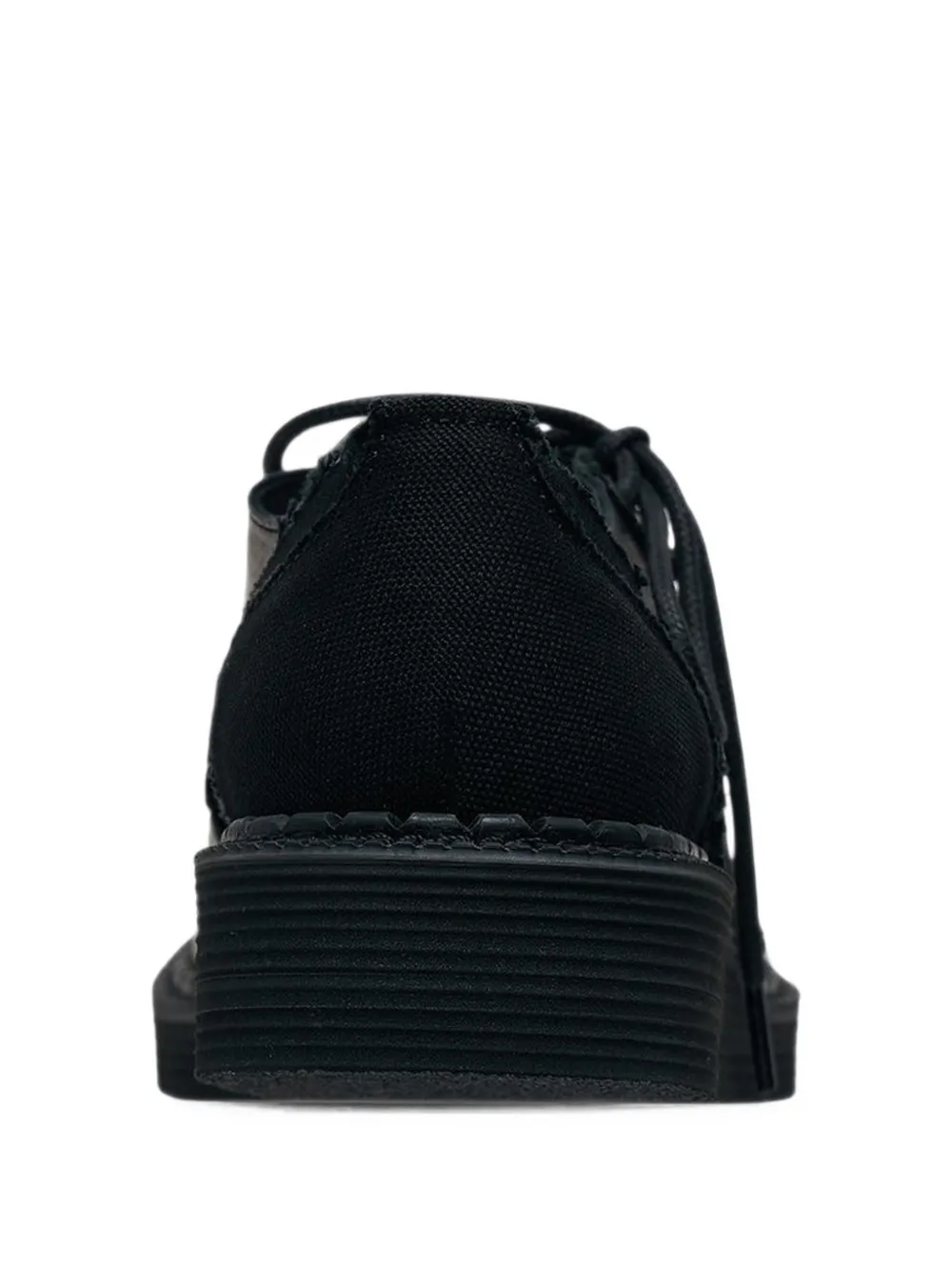 Yohji Yamamoto side lace-up sneakers Zwart