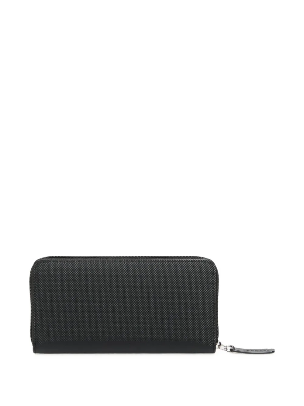 Lacoste logo-patch zip-around wallet Zwart