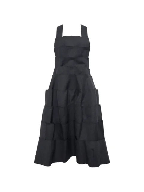 Comme Des Garçons Comme Des Garçons Abito midi con design a strati
