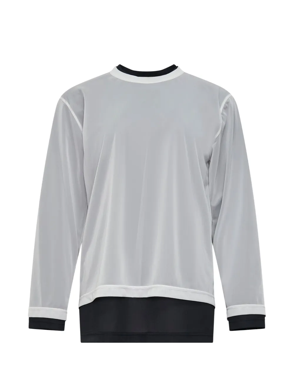 Comme Des Garçons layered long-sleeve T-shirt Wit