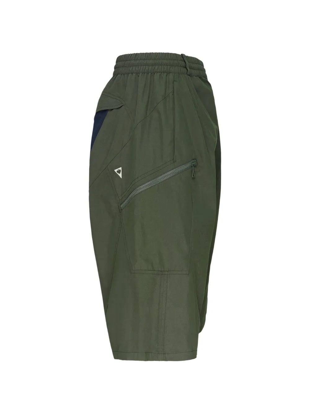 Blackjack Rookie panelled cargo shorts - Grün