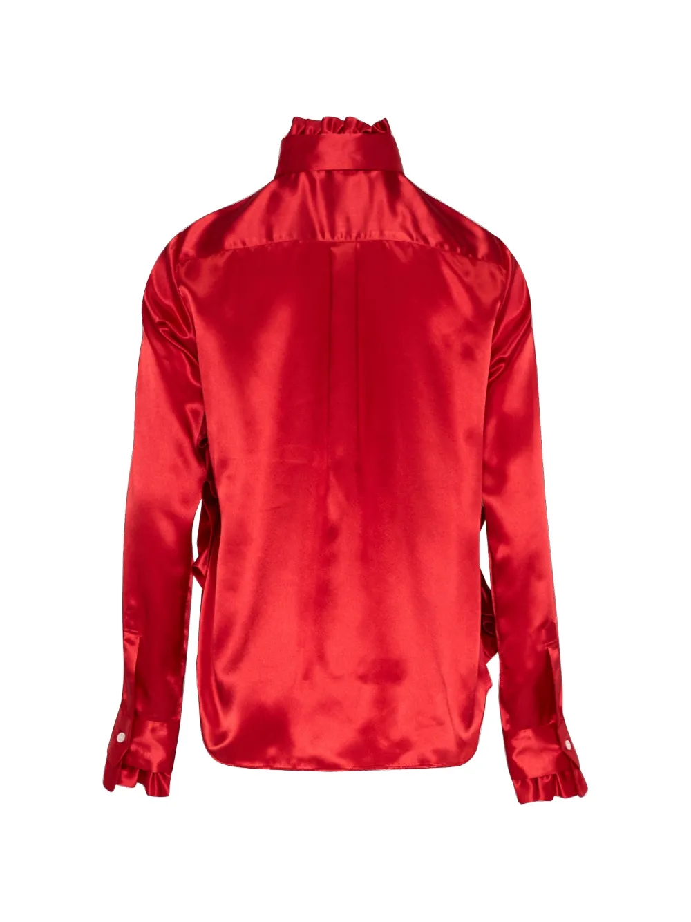 Noir Kei Ninomiya Blouse met ruches Rood