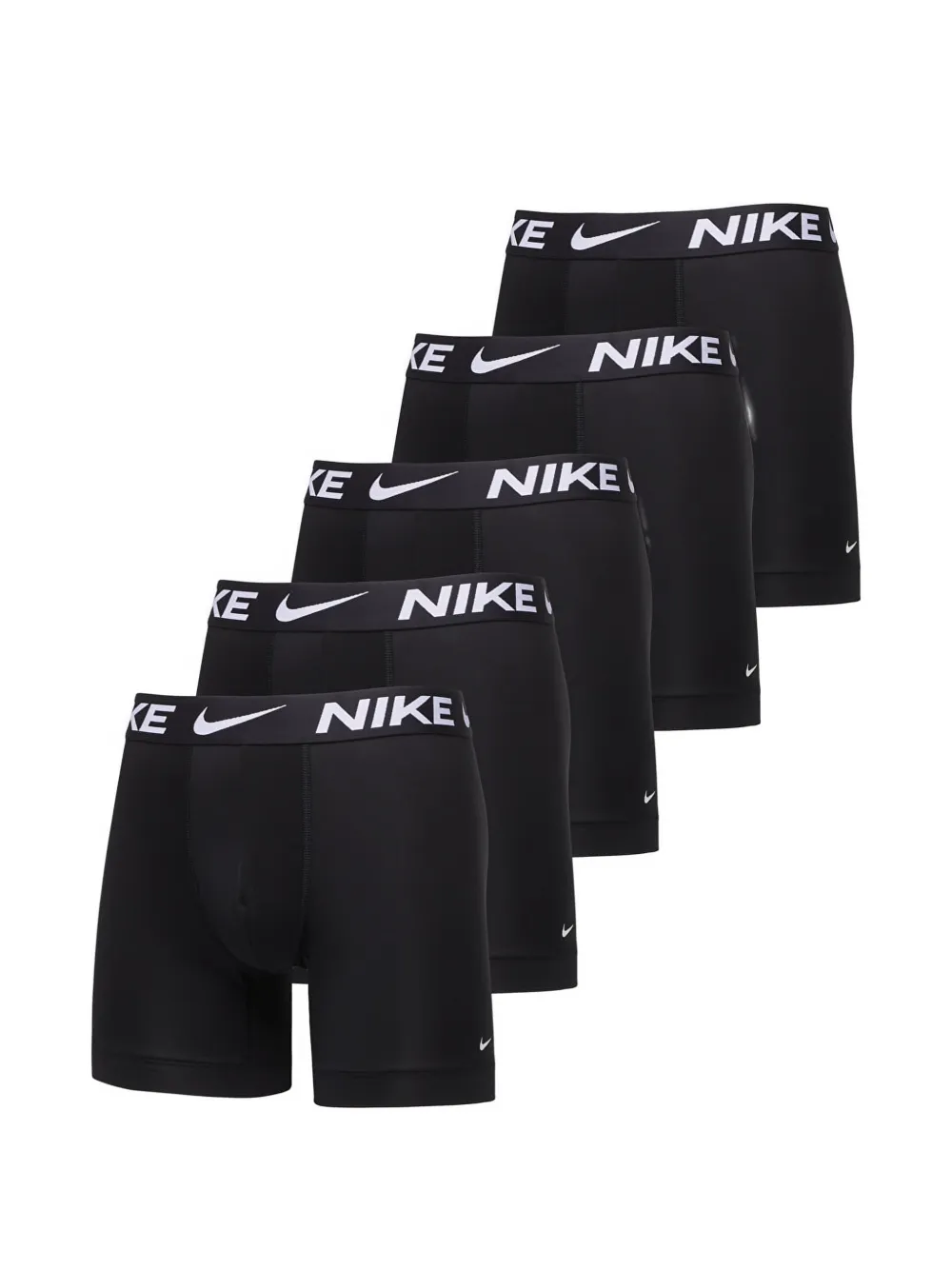 Nike logo-waistband boxers (set of five) - Nero