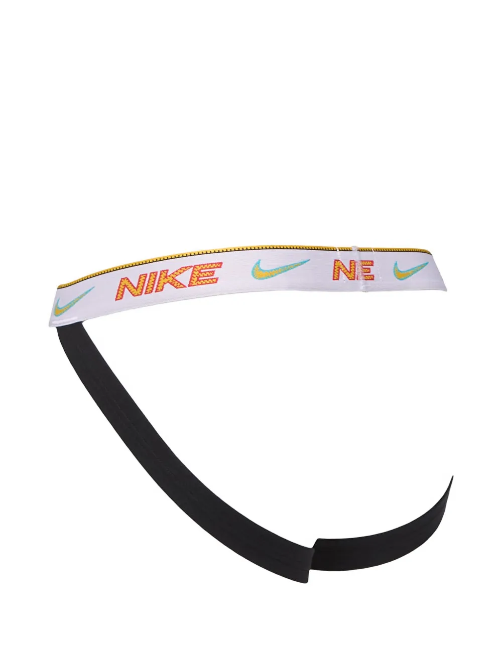 Nike logo-waistband cotton-stretch jockstraps Zwart