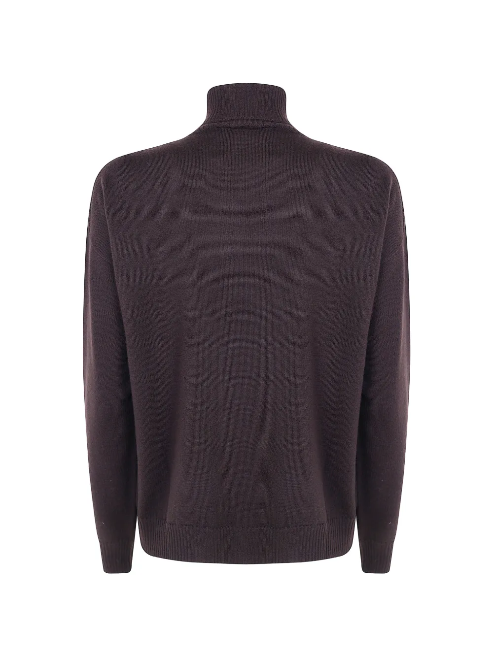 Drumohr roll-neck wool sweater Bruin