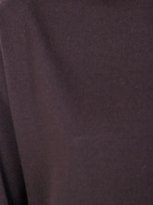 Drumohr Roll-neck Wool Sweater in Brown, view 3