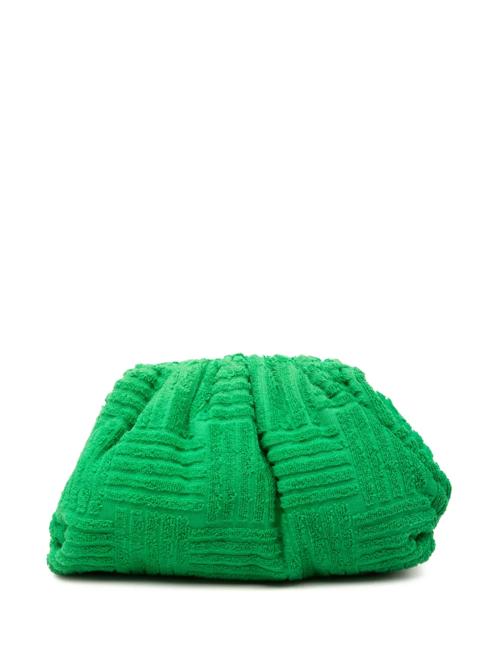 Bottega Veneta Pre-Owned 2012-2026 Teen Terry Cloth The Pouch clutch bag - Verde