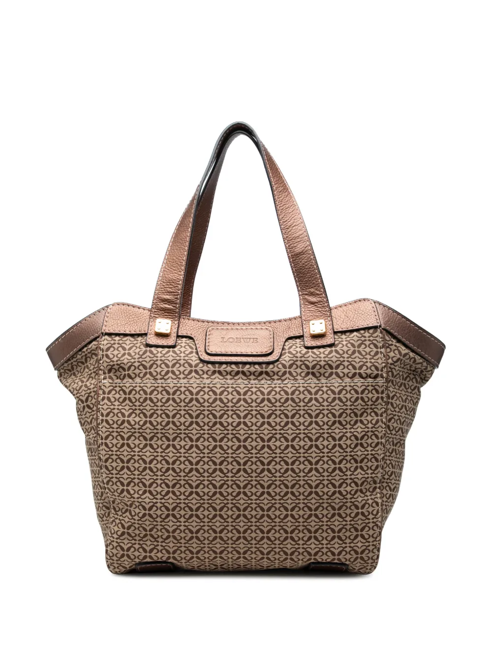 Loewe Pre-Owned 2007 Anagram Canvas tote bag - Braun