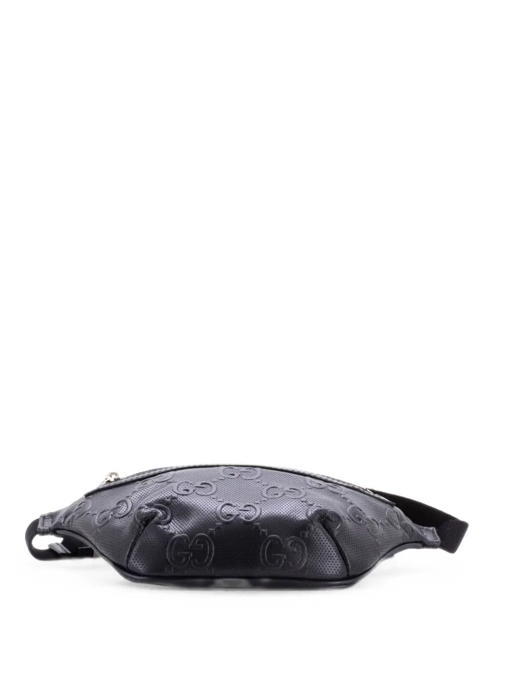 Gucci Pre-Owned GG Embossed Perforated Leather Small belt bag - Nero