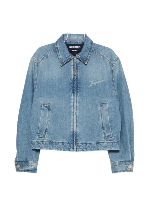 Jacquemus logo-embroidered denim jacket