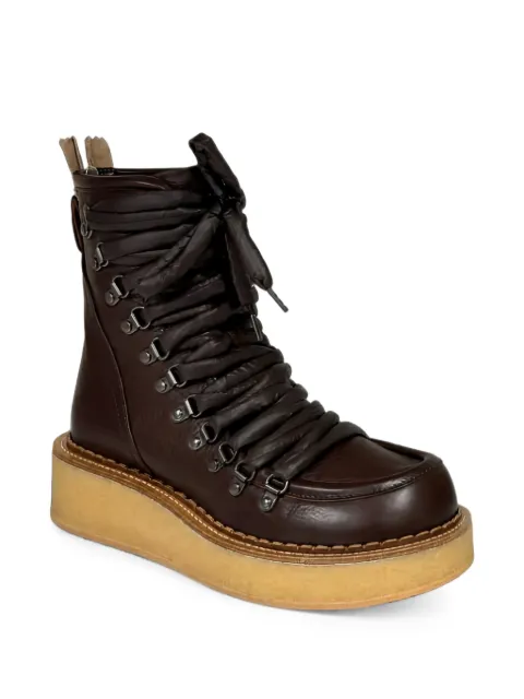 AGL lace-up platform ankle boots