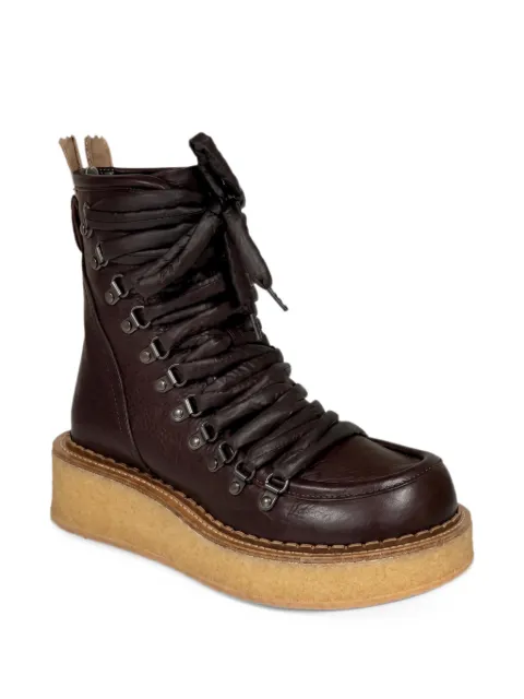 AGL Linfa Dromo lace-up platform ankle boots