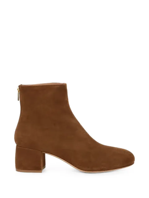 AGL suede block-heel ankle boots