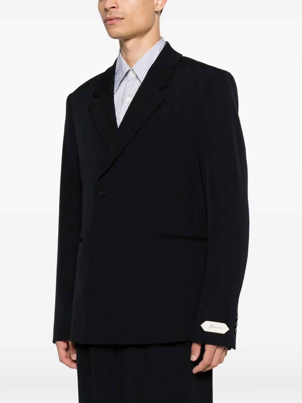 Jacquemus Blazer met dubbele rij knopen Blauw