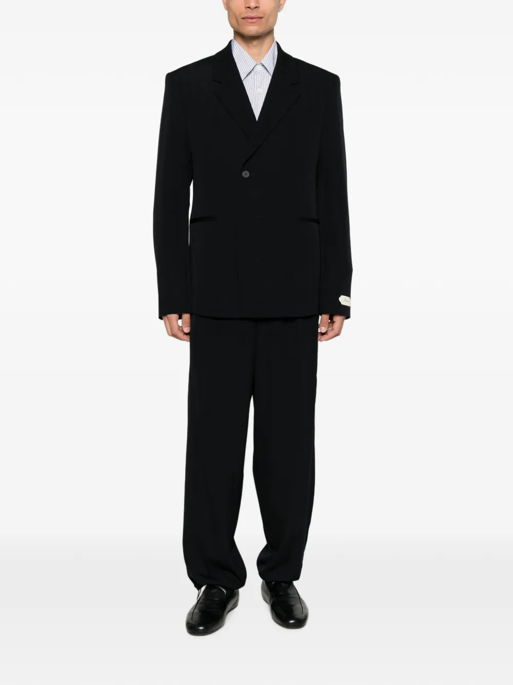 Jacquemus Blazer met dubbele rij knopen Blauw