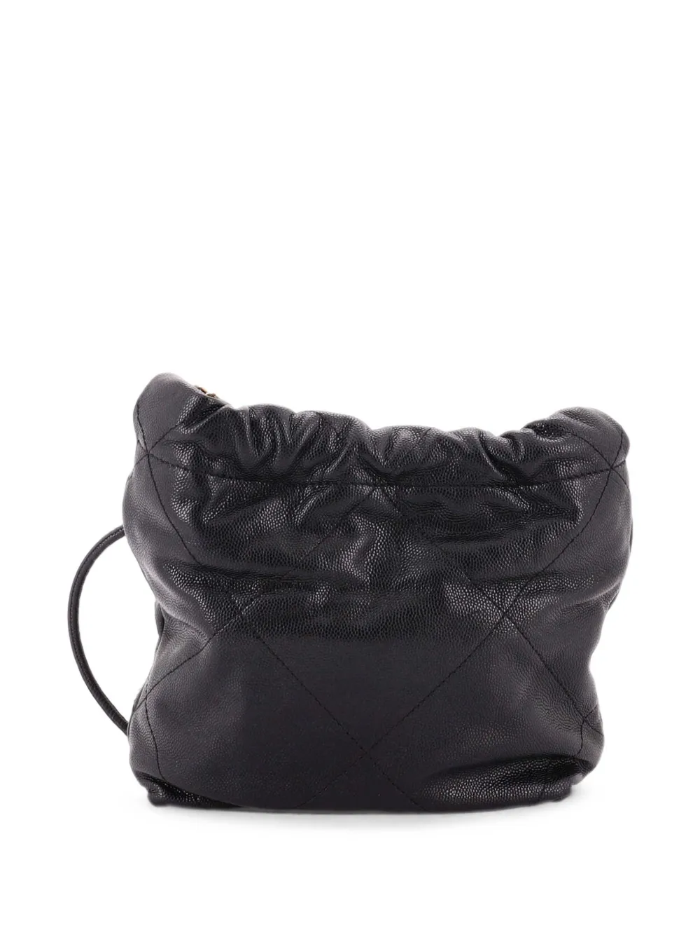 CHANEL Pre-Owned Gesteppte Mini-Tasche mit Kette 22cm - Schwarz