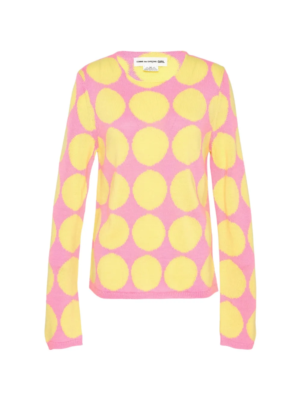 Comme Des Garçons Girl polka-dot sweater · L