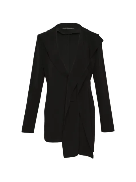 Yohji Yamamoto chaqueta asimétrica con cuello marino
