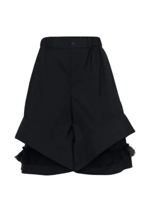 noir kei ninomiya ショートパンツ XS 黒 noir kei ninomiya(ノワール