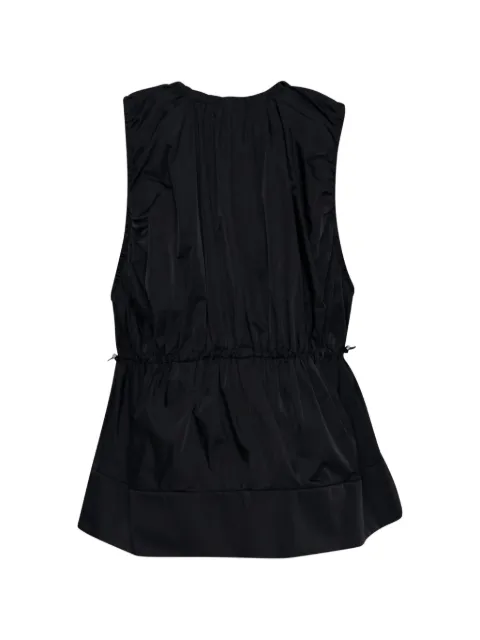 Enföld gathered sleeveless top