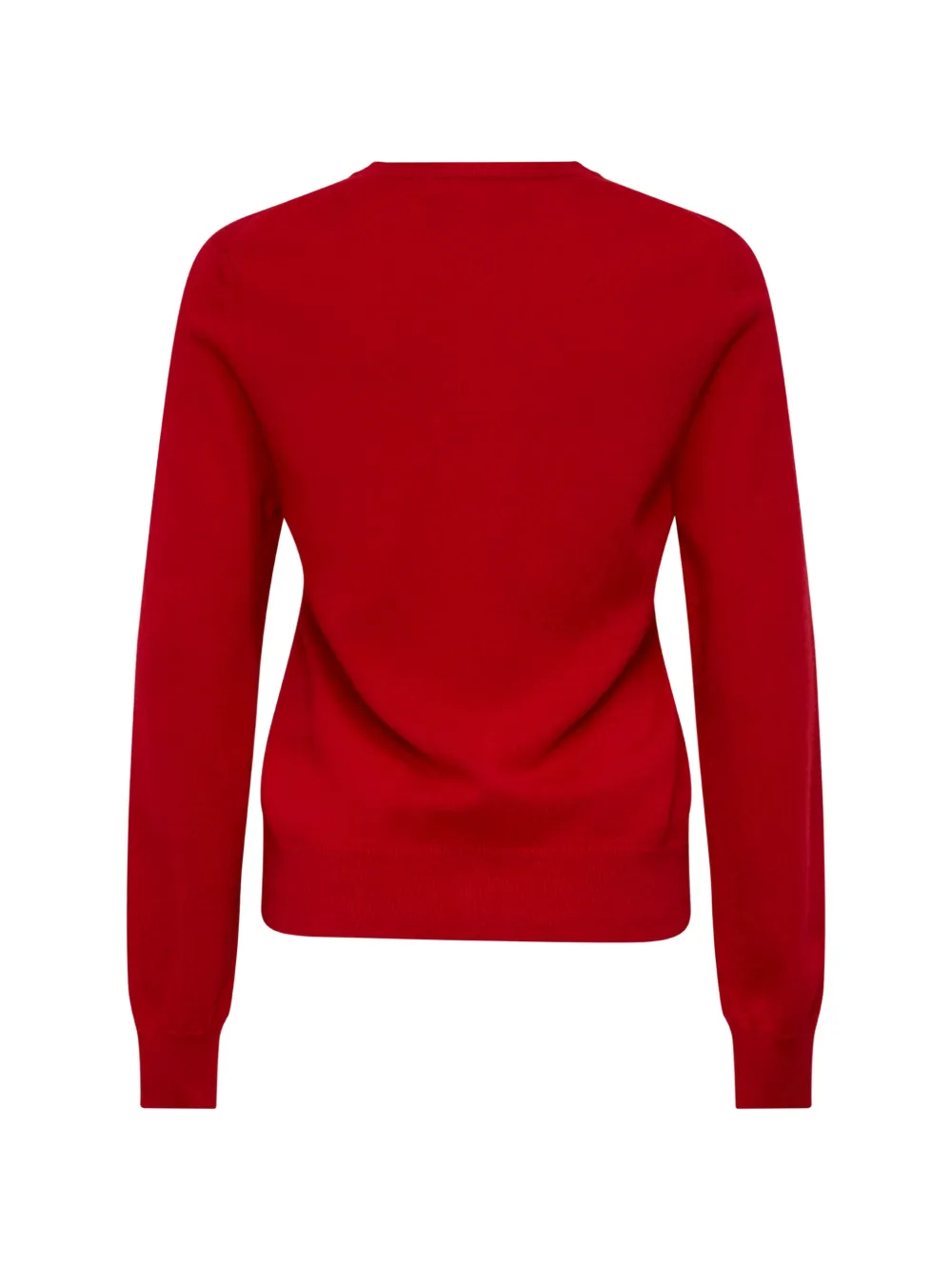 Comme Des Garçons Comme Des Garçons Vest met geribbelde afwerking en knoop Rood