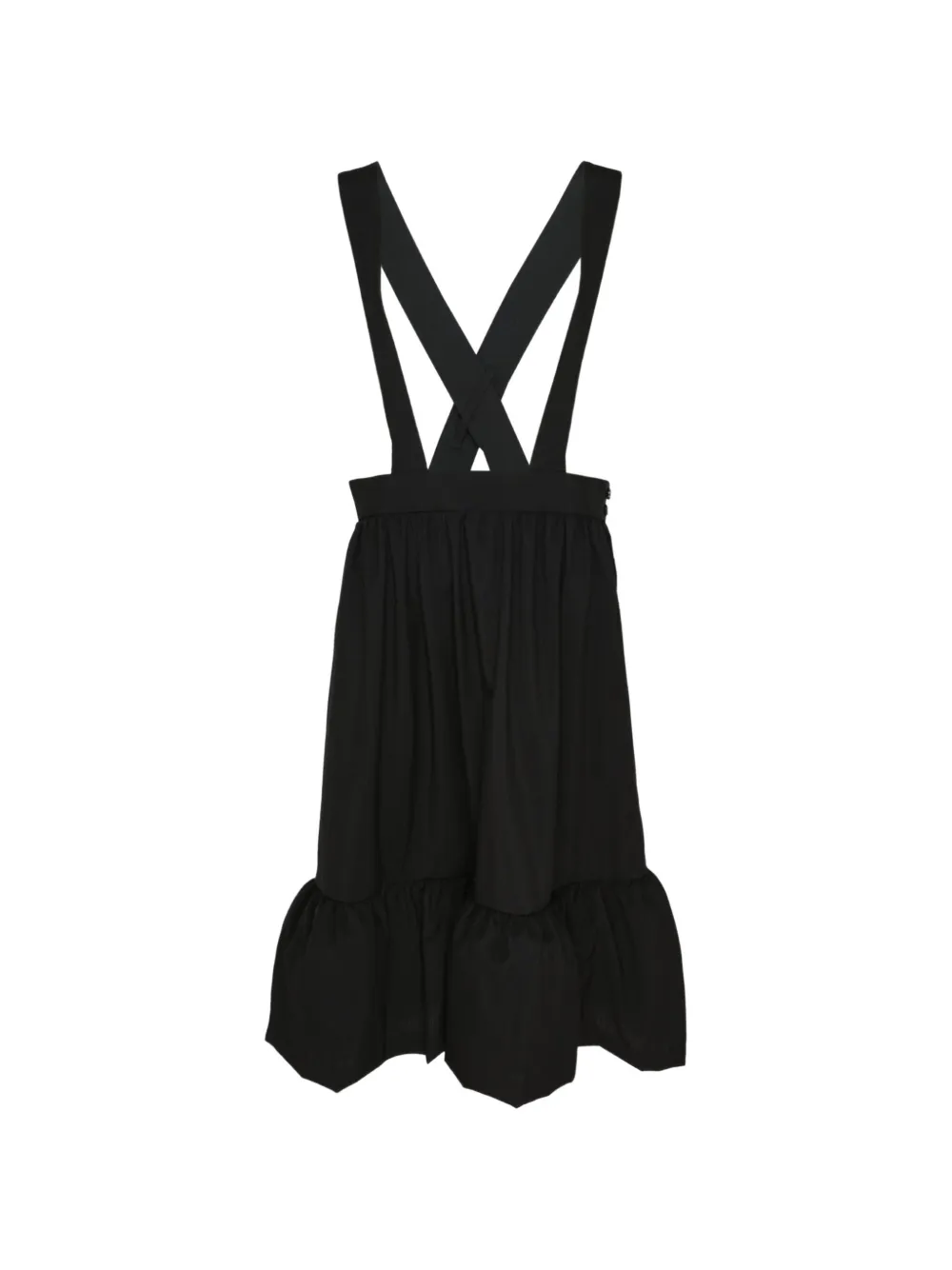Comme Des Garcons Girl Cross-back Ruffled Dress In Multi