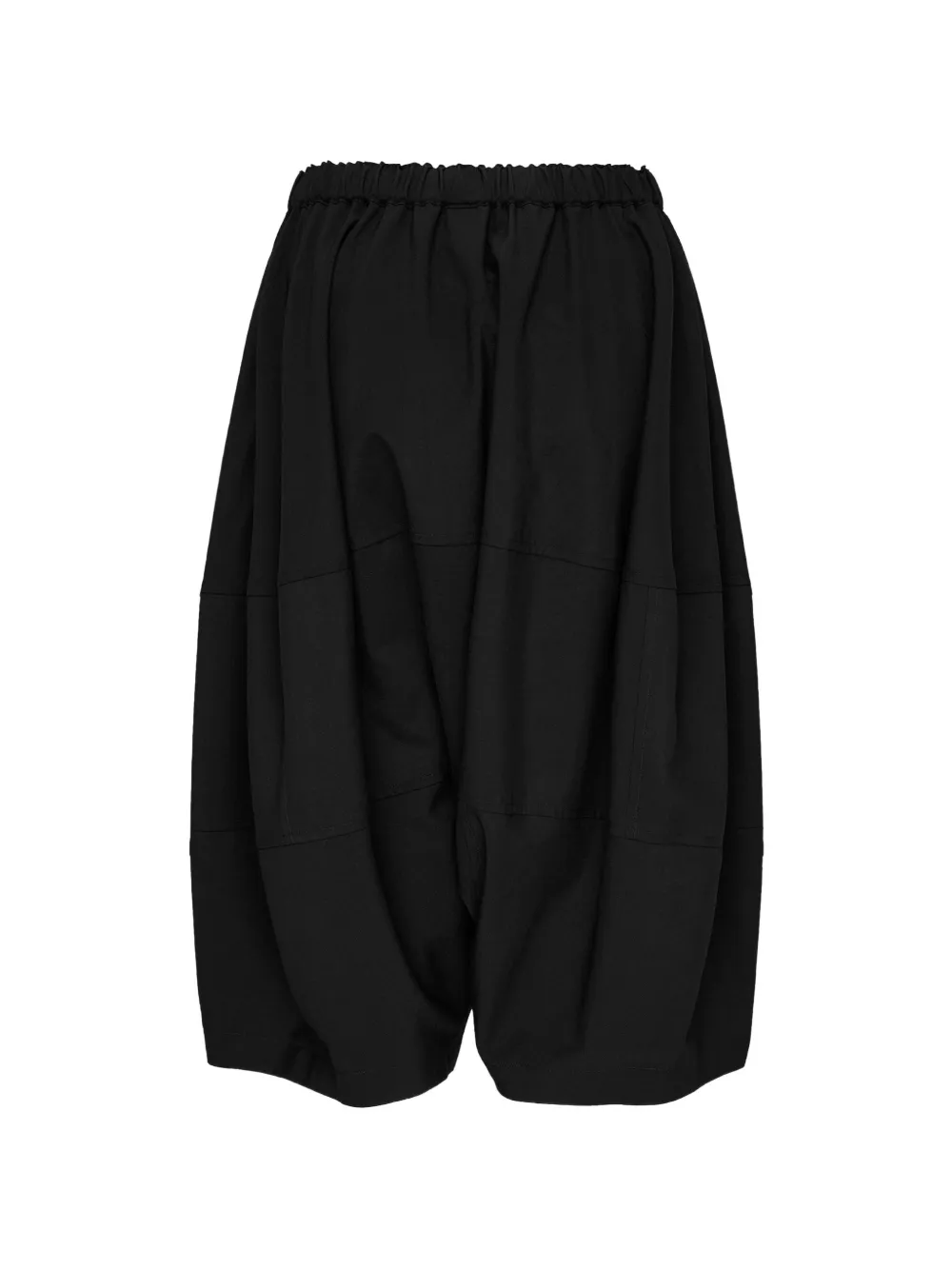 Comme Des Garçons Girl Broek met verlaagd kruis en wijde pijpen Zwart