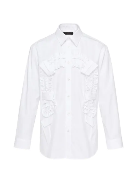 Simone Rocha ruffle-trimmed Horseshoe shirt