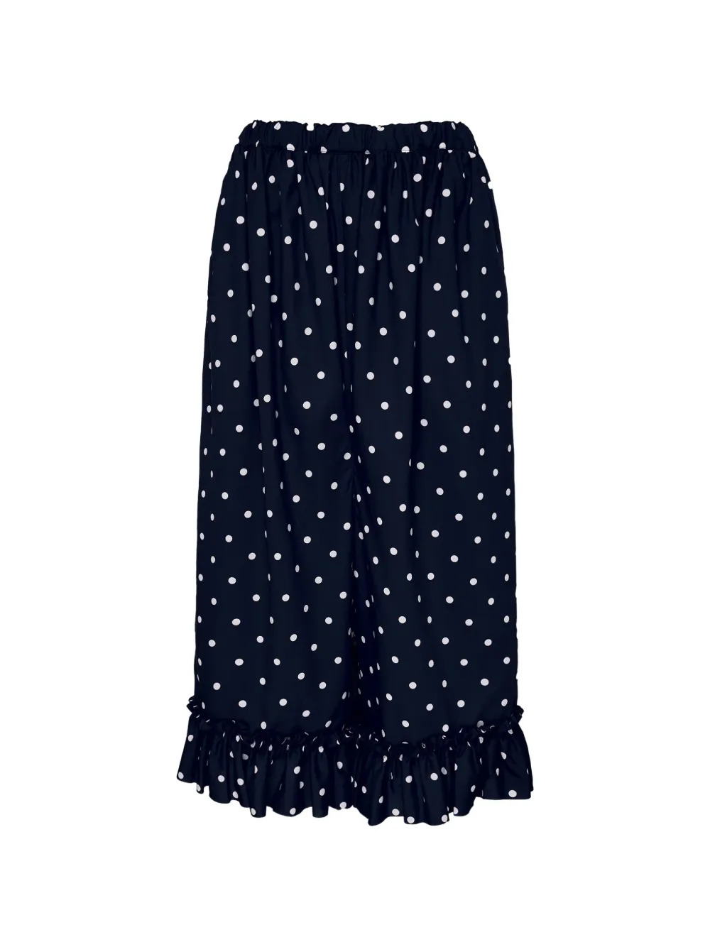 Comme Des Garcons Girl Polka-dot Ruffled Trousers In Multi