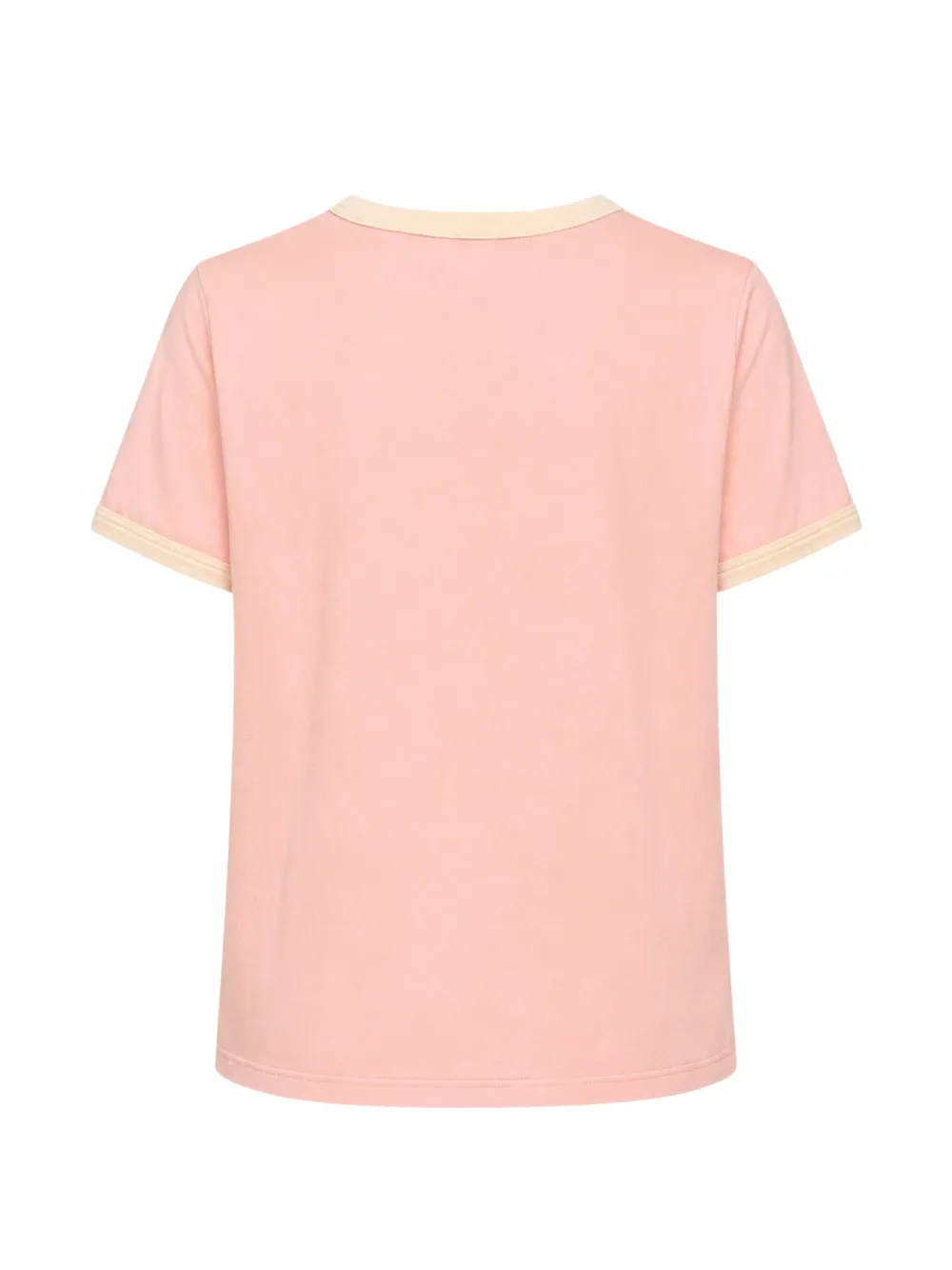 MOTHER Lil Goodie Ringer T-shirt met ronde hals Roze