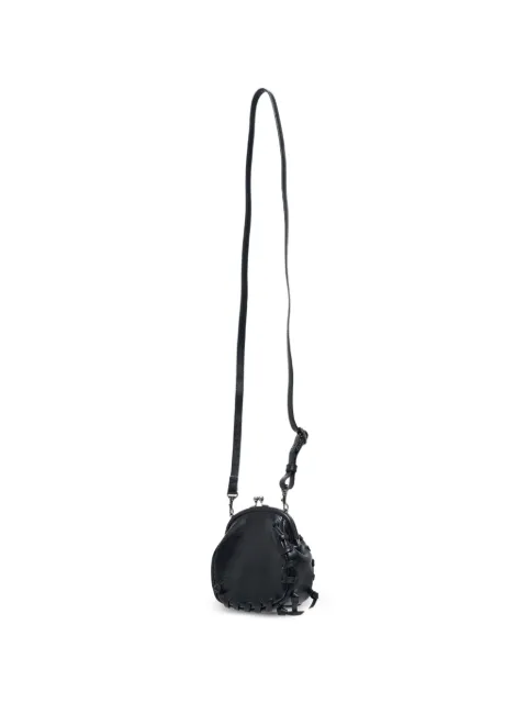 Y's bolso de hombro con cordones y cierre de broche