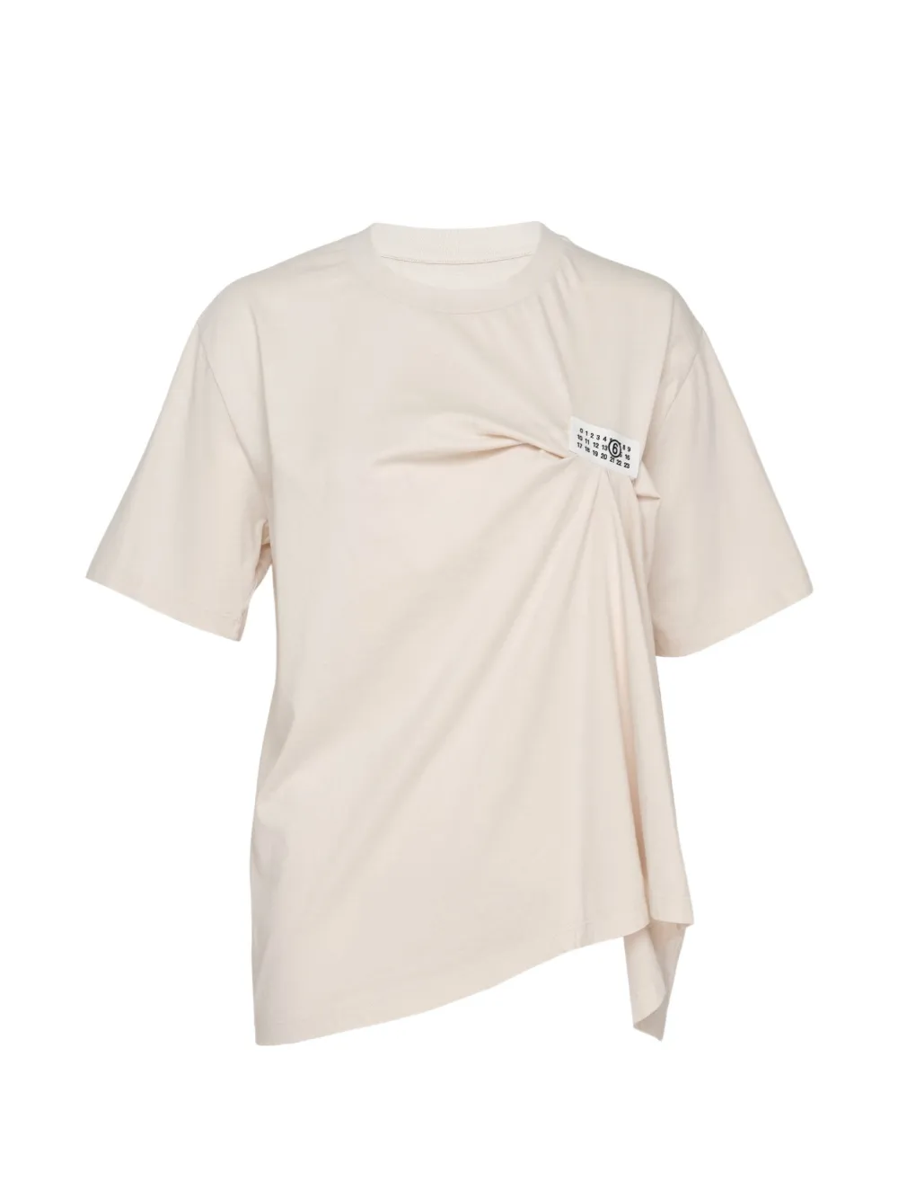 MM6 Maison Margiela basic cotton short-sleeve top - Bianco