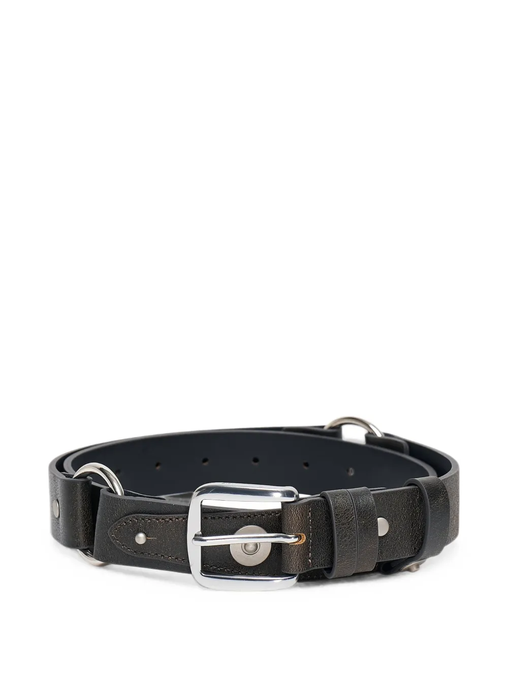 Open YY Snap Western belt - Marrone